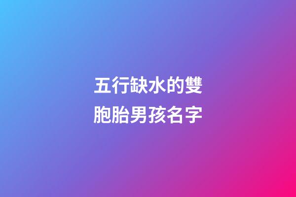 五行缺水的雙胞胎男孩名字(五行缺水的雙胞胎女孩名字)-第1張-女孩起名-玄機(jī)派