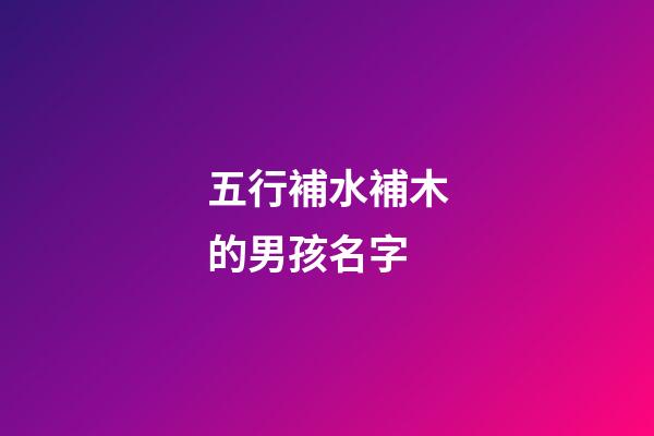 五行補水補木的男孩名字(五行補水補木男孩名字大全)-第1張-男孩起名-玄機派