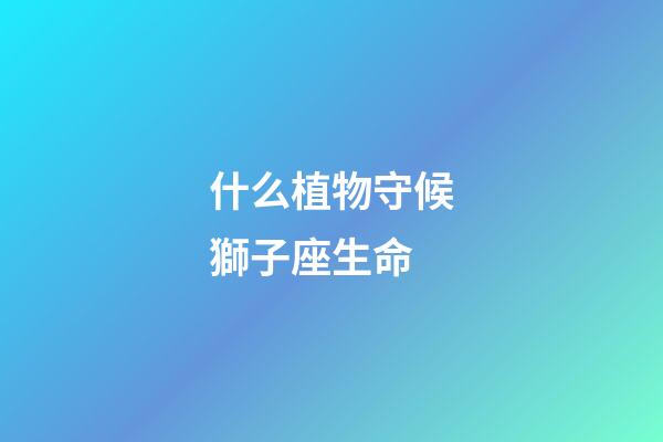 什么植物守候獅子座生命-第1張-星座運勢-玄機派