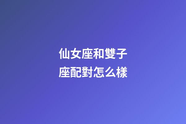 仙女座和雙子座配對怎么樣-第1張-星座運勢-玄機派