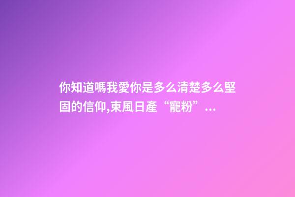 你知道嗎我愛你是多么清楚多么堅固的信仰,東風日產“寵粉”轟趴幸福開啟-第1張-觀點-玄機派