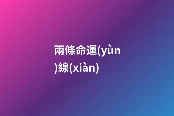 兩條命運(yùn)線(xiàn)
