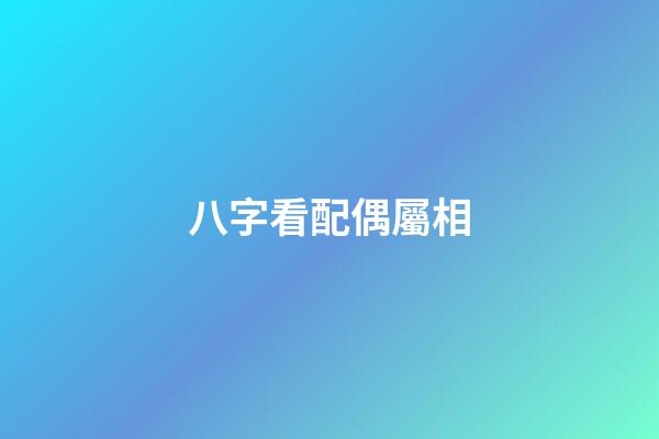 八字看配偶屬相