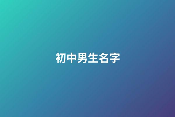 初中男生名字(初中男生名字帶宇)-第1張-男孩起名-玄機派
