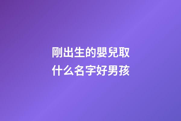 剛出生的嬰兒取什么名字好男孩(剛出生的嬰兒取什么名字好男孩)-第1張-男孩起名-玄機派
