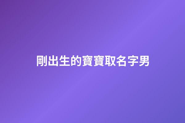 剛出生的寶寶取名字男(剛出生的男孩取什么名字好)-第1張-男孩起名-玄機(jī)派