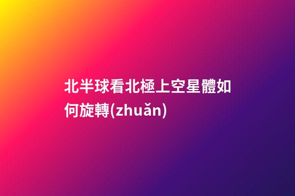 北半球看北極上空星體如何旋轉(zhuǎn)-第1張-星座運(yùn)勢-玄機(jī)派