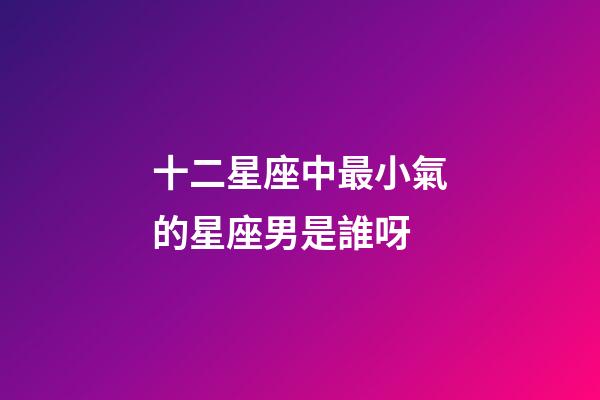 十二星座中最小氣的星座男是誰呀-第1張-星座運(yùn)勢-玄機(jī)派