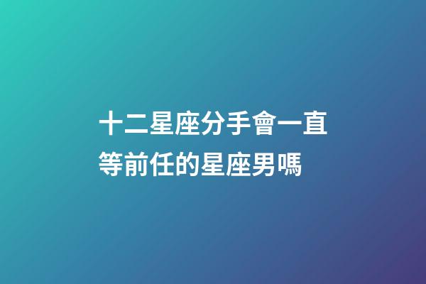 十二星座分手會一直等前任的星座男嗎-第1張-星座運勢-玄機派