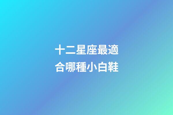 十二星座最適合哪種小白鞋-第1張-星座運勢-玄機派