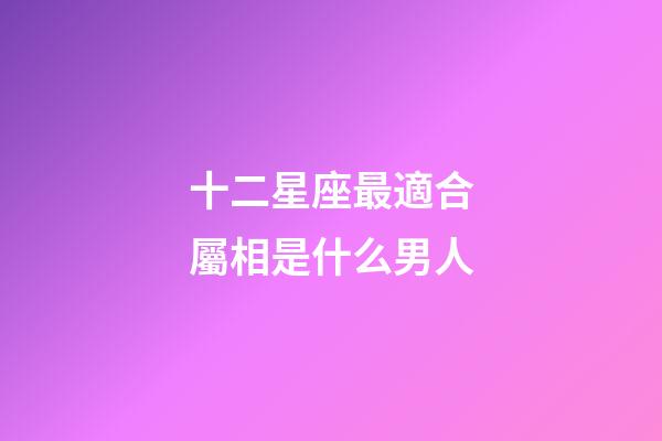 十二星座最適合屬相是什么男人-第1張-星座運勢-玄機(jī)派