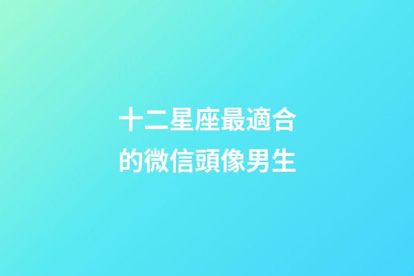 十二星座最適合的微信頭像男生-第1張-星座運勢-玄機派
