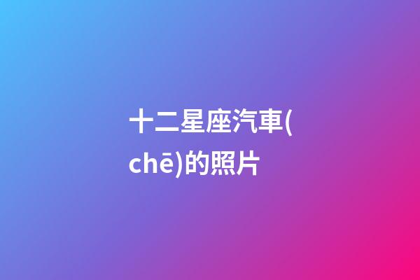 十二星座汽車(chē)的照片