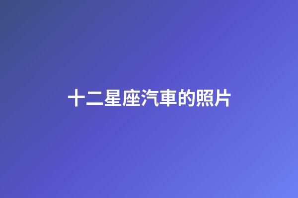 十二星座汽車的照片