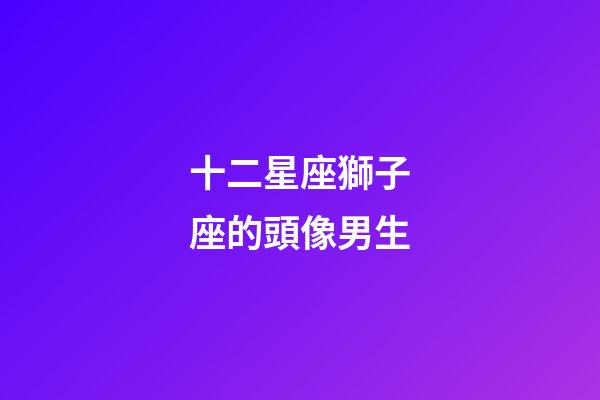 十二星座獅子座的頭像男生-第1張-星座運勢-玄機派