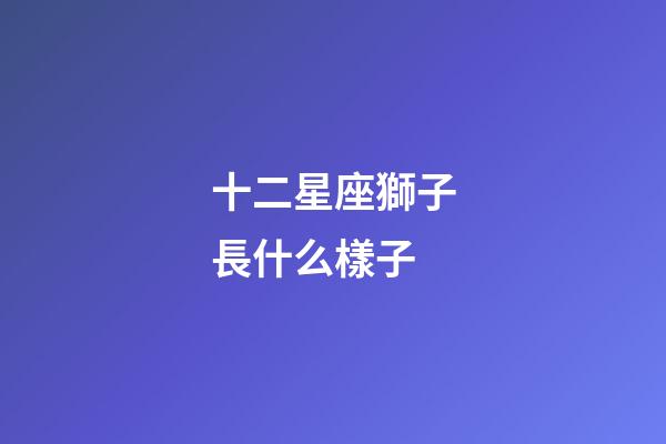 十二星座獅子長什么樣子-第1張-星座運勢-玄機派