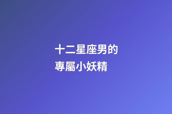 十二星座男的專屬小妖精