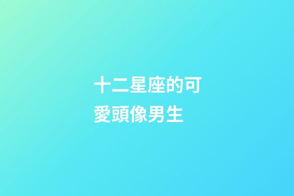 十二星座的可愛頭像男生-第1張-星座運(yùn)勢(shì)-玄機(jī)派