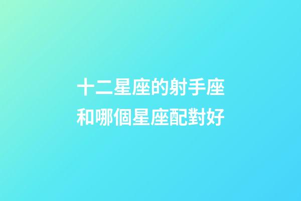 十二星座的射手座和哪個星座配對好-第1張-星座運勢-玄機派