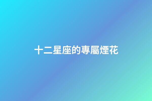 十二星座的專屬煙花