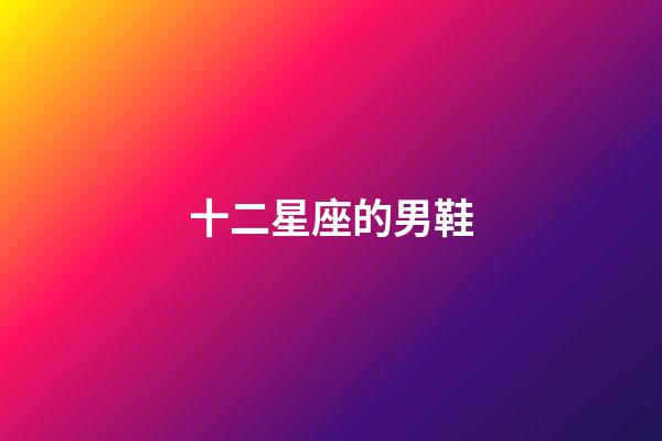 十二星座的男鞋-第1張-星座運勢-玄機派