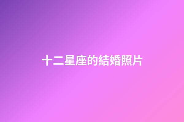 十二星座的結婚照片-第1張-星座運勢-玄機派