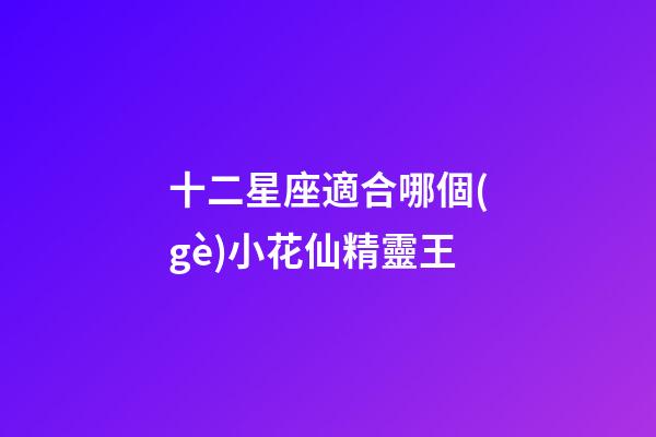 十二星座適合哪個(gè)小花仙精靈王-第1張-星座運(yùn)勢(shì)-玄機(jī)派