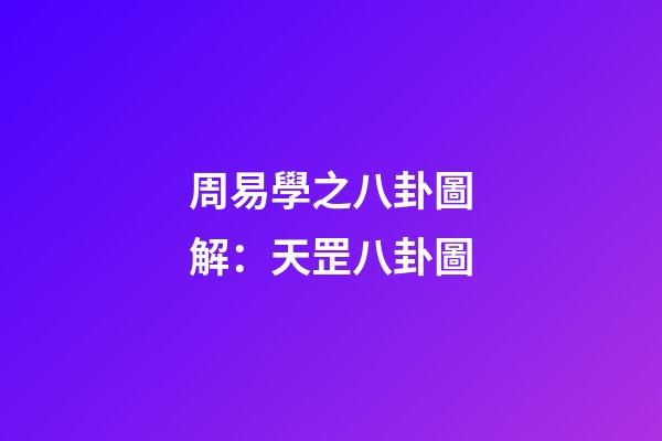 周易學之八卦圖解：天罡八卦圖