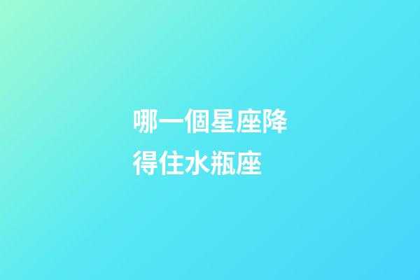 哪一個星座降得住水瓶座-第1張-星座運勢-玄機派