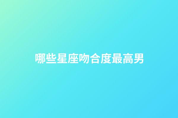 哪些星座吻合度最高男-第1張-星座運(yùn)勢-玄機(jī)派