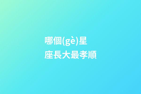 哪個(gè)星座長大最孝順-第1張-星座運(yùn)勢-玄機(jī)派