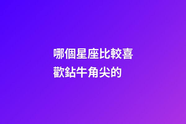 哪個星座比較喜歡鉆牛角尖的-第1張-星座運勢-玄機派