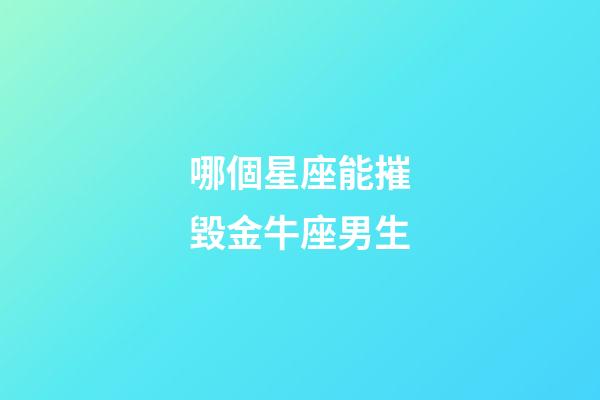 哪個星座能摧毀金牛座男生-第1張-星座運勢-玄機派