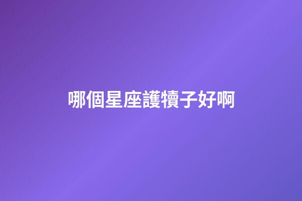 哪個星座護犢子好啊