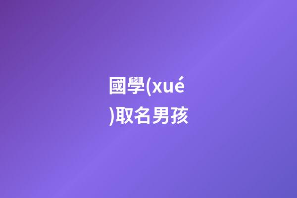 國學(xué)取名男孩(康熙字典取名專用)-第1張-男孩起名-玄機(jī)派