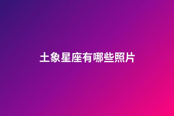 土象星座有哪些照片-第1張-星座運勢-玄機派