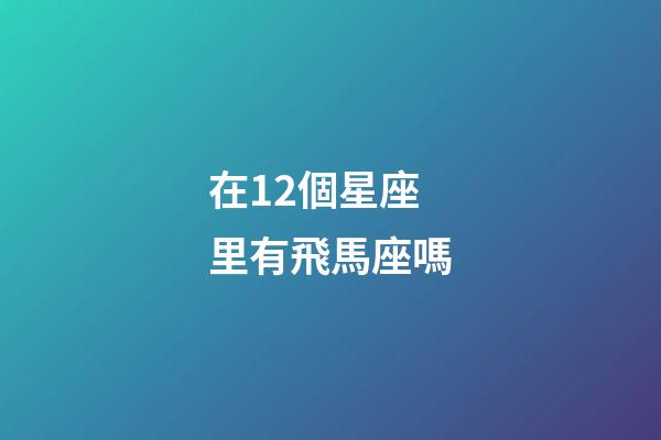 在12個星座里有飛馬座嗎-第1張-星座運勢-玄機派
