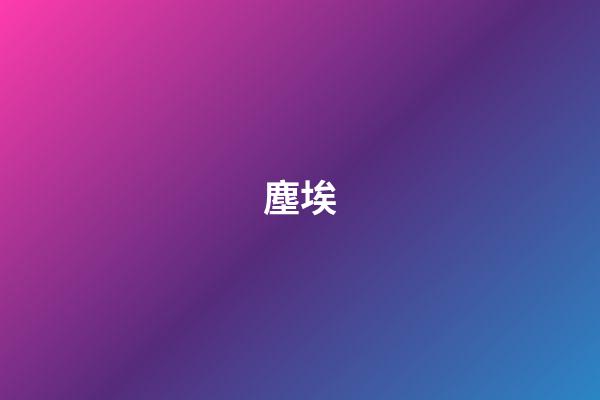 塵埃