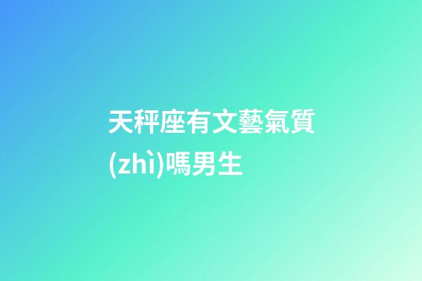天秤座有文藝氣質(zhì)嗎男生-第1張-星座運勢-玄機派