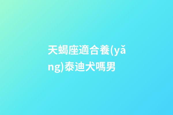 天蝎座適合養(yǎng)泰迪犬嗎男-第1張-星座運(yùn)勢-玄機(jī)派