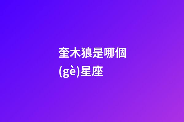 奎木狼是哪個(gè)星座-第1張-星座運(yùn)勢-玄機(jī)派