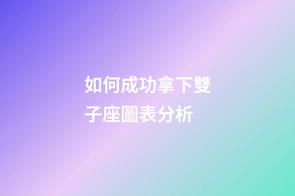如何成功拿下雙子座圖表分析-第1張-星座運(yùn)勢(shì)-玄機(jī)派