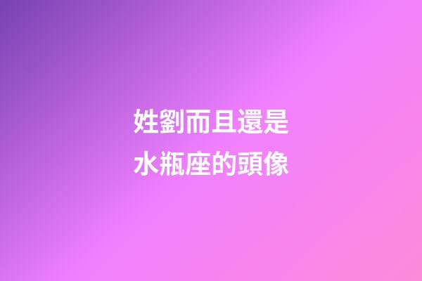 姓劉而且還是水瓶座的頭像-第1張-星座運勢-玄機派
