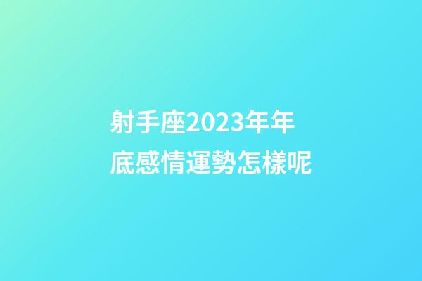 射手座2023年年底感情運勢怎樣呢-第1張-星座運勢-玄機派