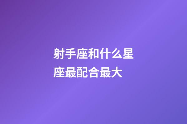 射手座和什么星座最配合最大-第1張-星座運勢-玄機派