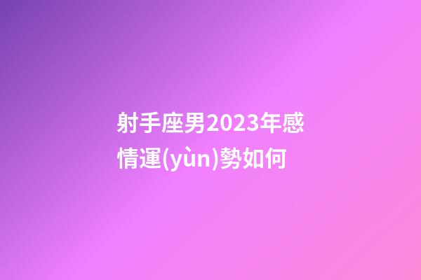 射手座男2023年感情運(yùn)勢如何-第1張-星座運(yùn)勢-玄機(jī)派