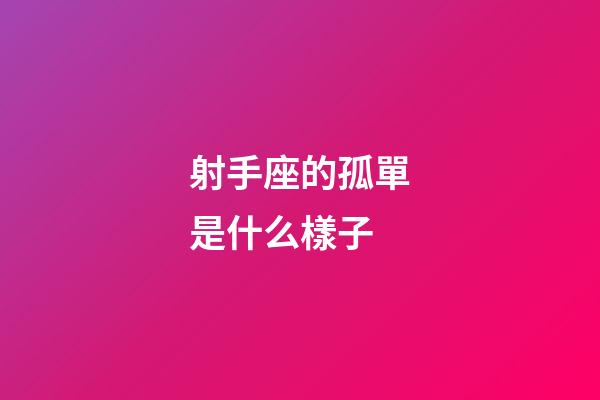 射手座的孤單是什么樣子-第1張-星座運勢-玄機派