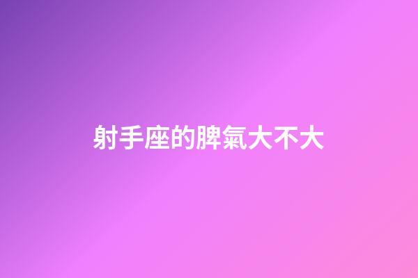 射手座的脾氣大不大-第1張-星座運勢-玄機派