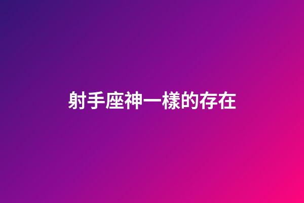 射手座神一樣的存在
