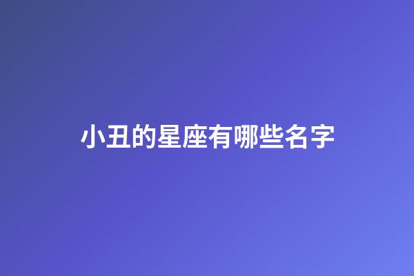 小丑的星座有哪些名字-第1張-星座運(yùn)勢-玄機(jī)派